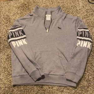 Gray pink crew